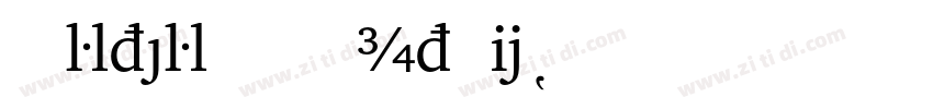 CharterBT BlackItali字体转换